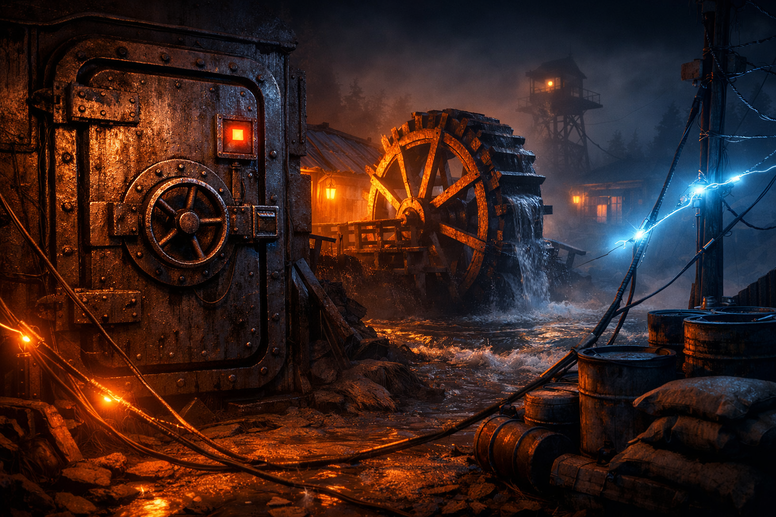 Rust April 2026 Update: Armored Hatches, Water Wheel Power & Console Overhaul